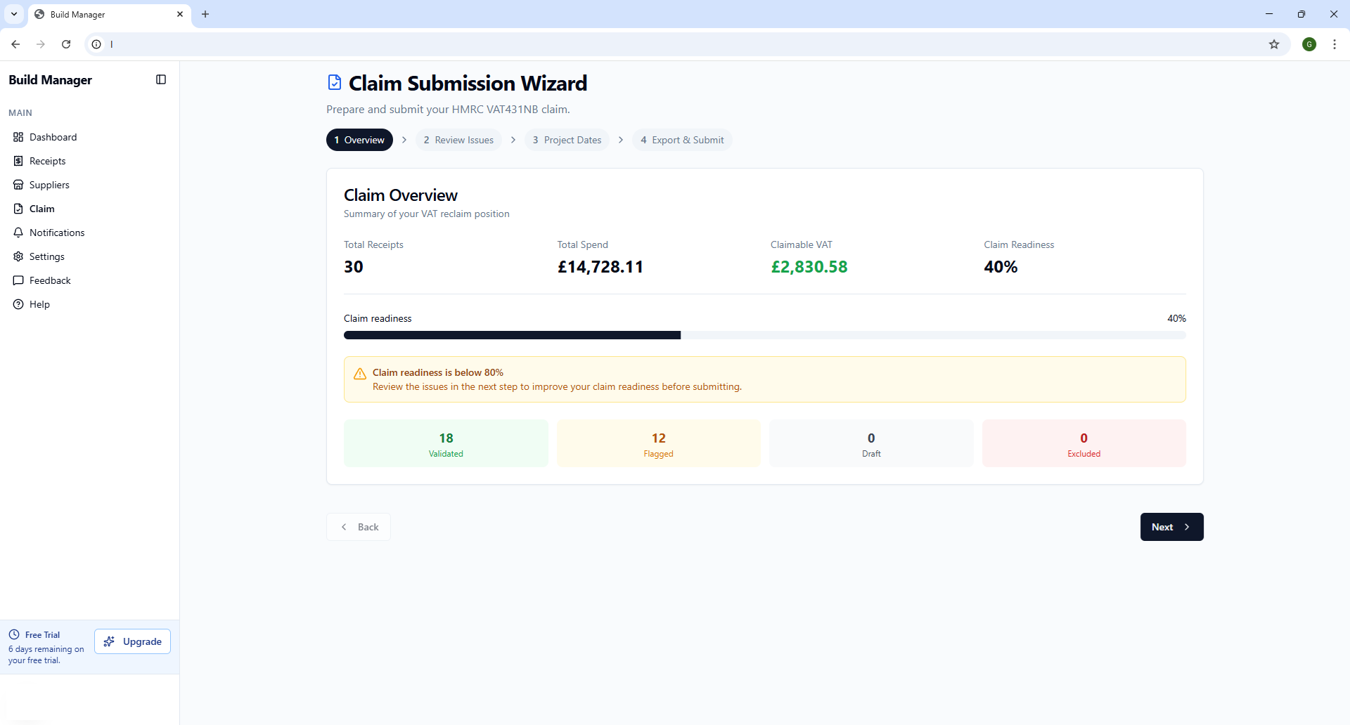 Claim Wizard