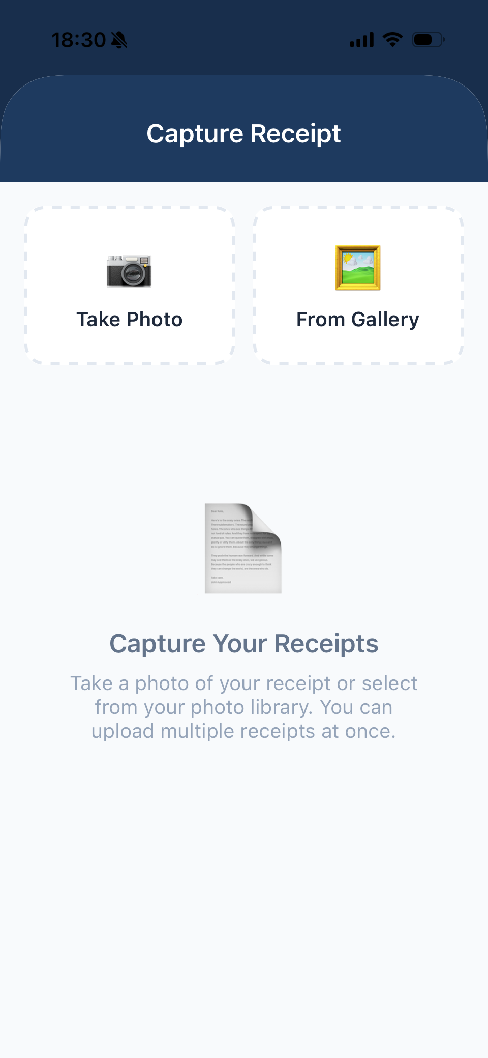 Receipt Capture